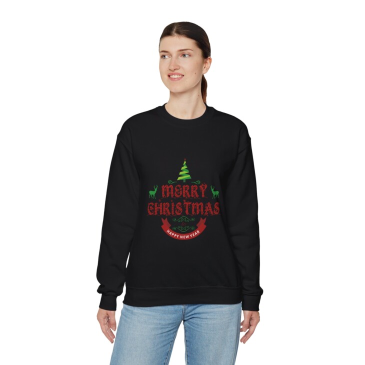 Merry Christmas Unisex Heavy Blend™ Crewneck Sweatshirt - Image 31