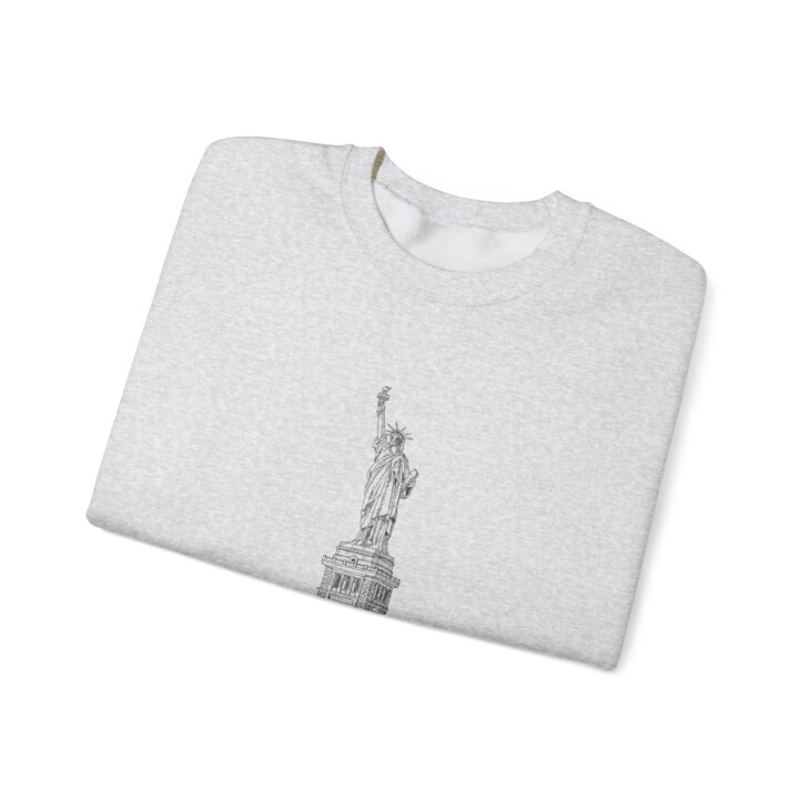 Statue of Liberty Unisex Heavy Blend™ Crewneck Sweatshirt - Image 14