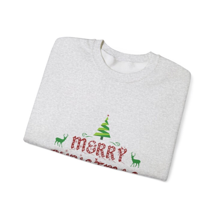 Merry Christmas Unisex Heavy Blend™ Crewneck Sweatshirt - Image 4