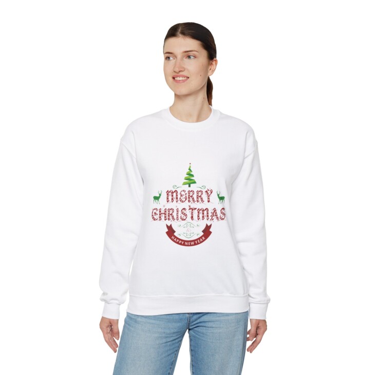 Merry Christmas Unisex Heavy Blend™ Crewneck Sweatshirt - Image 20