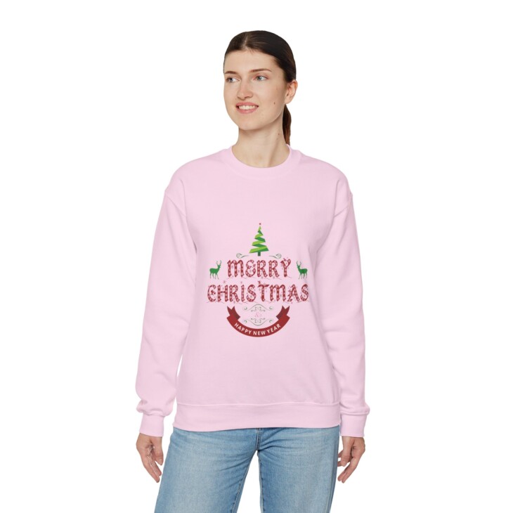 Merry Christmas Unisex Heavy Blend™ Crewneck Sweatshirt - Image 64