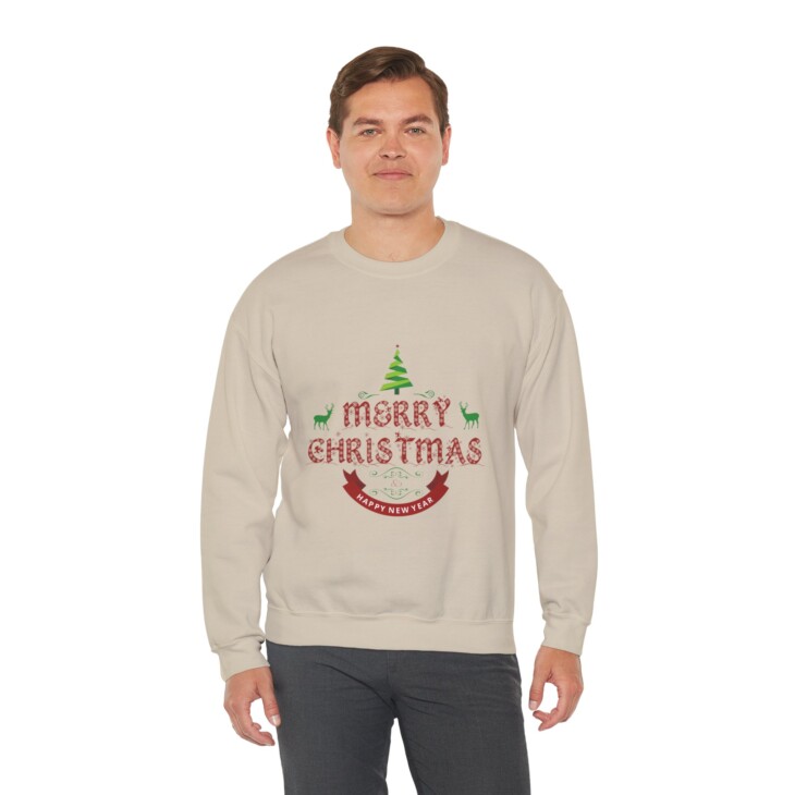 Merry Christmas Unisex Heavy Blend™ Crewneck Sweatshirt - Image 40