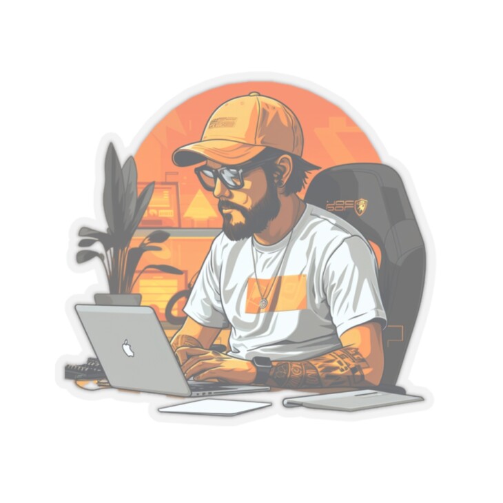 Hacker Illustration Stickers - Image 5