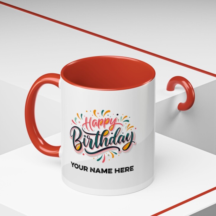 Customized Birthday Coffee Mug (11, 15oz)