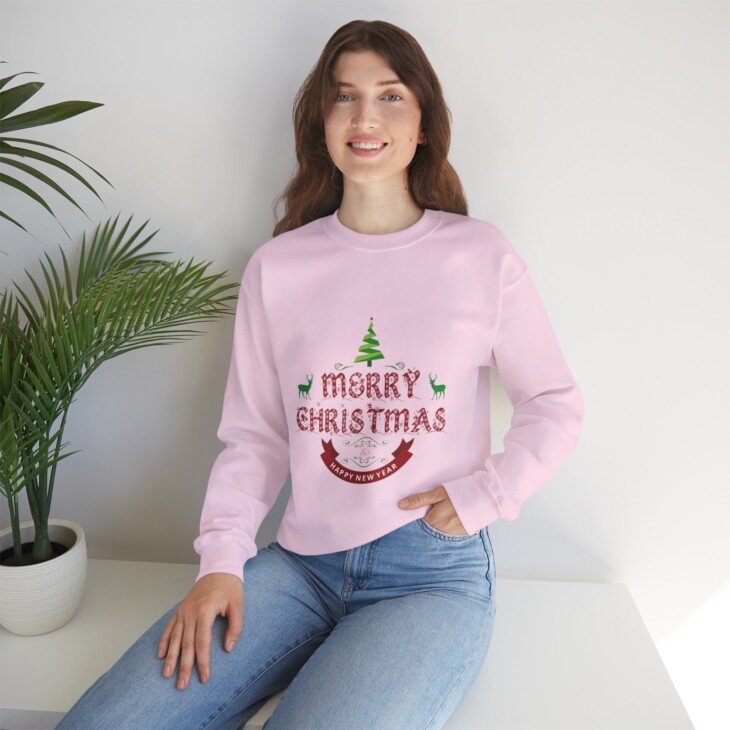 Merry Christmas Unisex Heavy Blend™ Crewneck Sweatshirt - Image 56