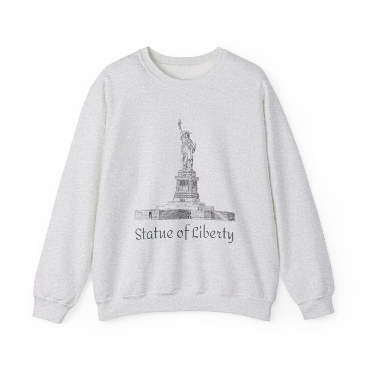 Statue of Liberty Unisex Heavy Blend™ Crewneck Sweatshirt - Image 12