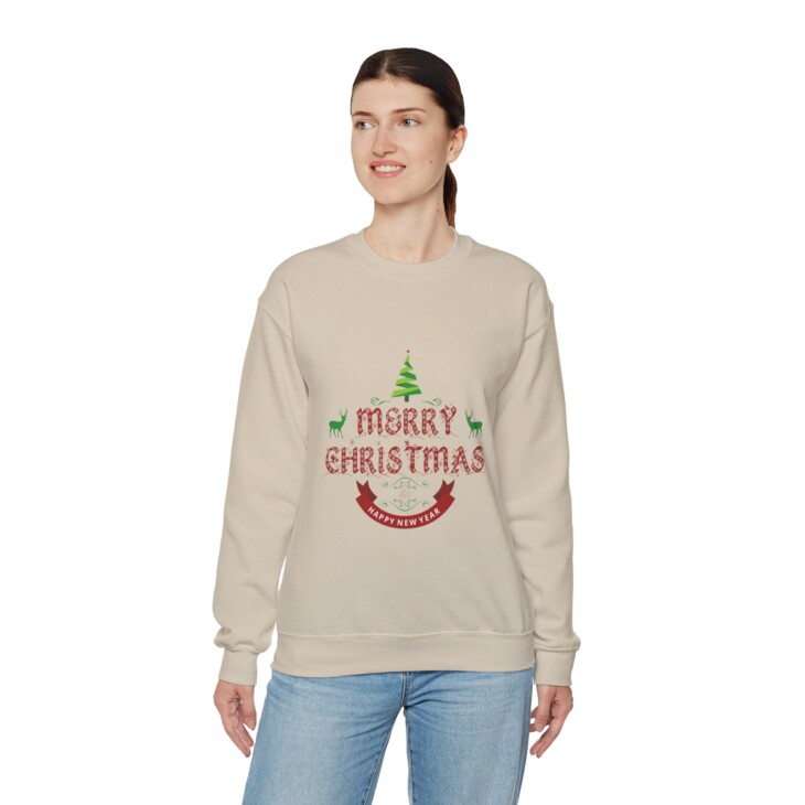 Merry Christmas Unisex Heavy Blend™ Crewneck Sweatshirt - Image 42