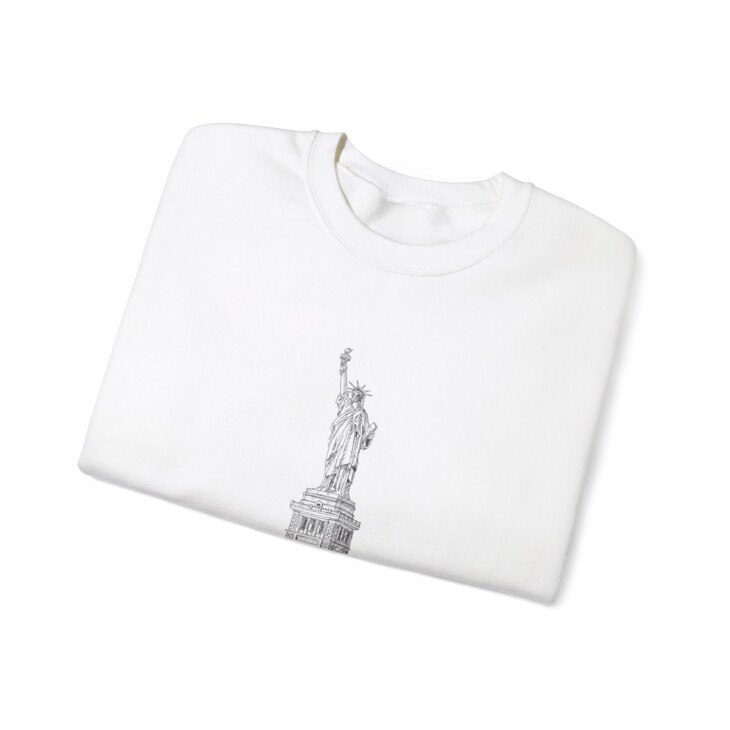 Statue of Liberty Unisex Heavy Blend™ Crewneck Sweatshirt - Image 3