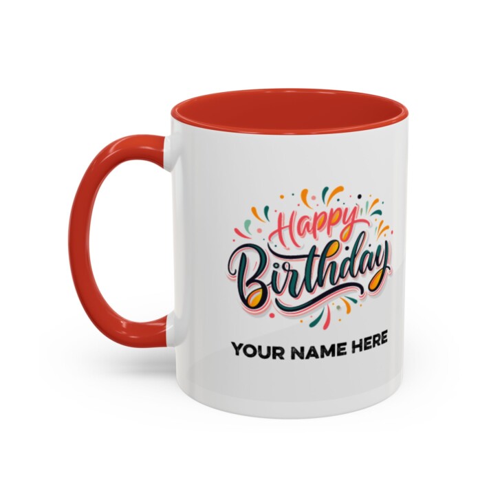 Customized Birthday Coffee Mug (11, 15oz) - Image 4