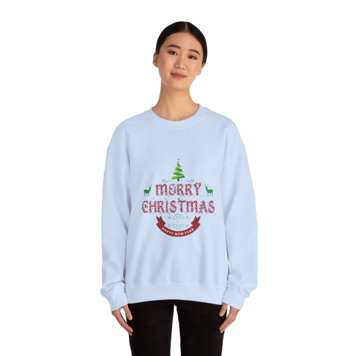 Merry Christmas Unisex Heavy Blend™ Crewneck Sweatshirt - Image 49