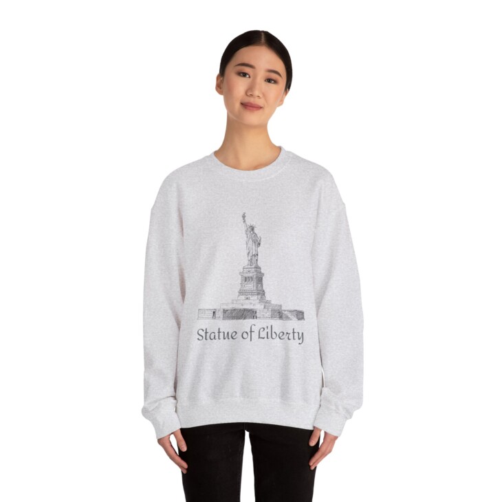 Statue of Liberty Unisex Heavy Blend™ Crewneck Sweatshirt - Image 15